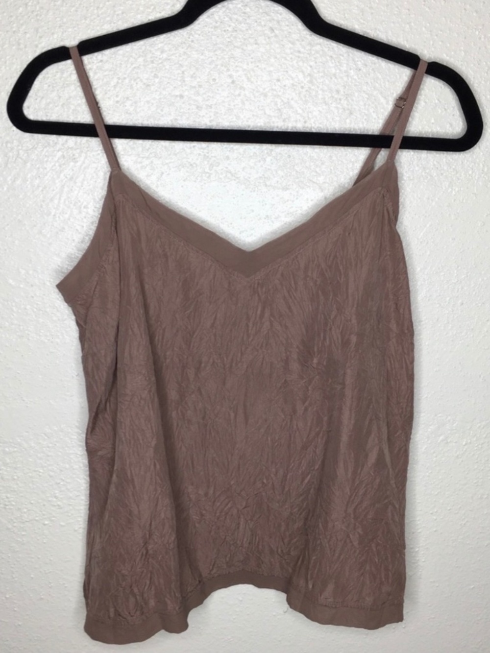 Boden Spaghetti Strap Silk Tank Top in Mauve 10